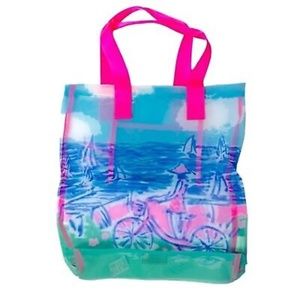 Lilly Pulitzer mesh tote bag